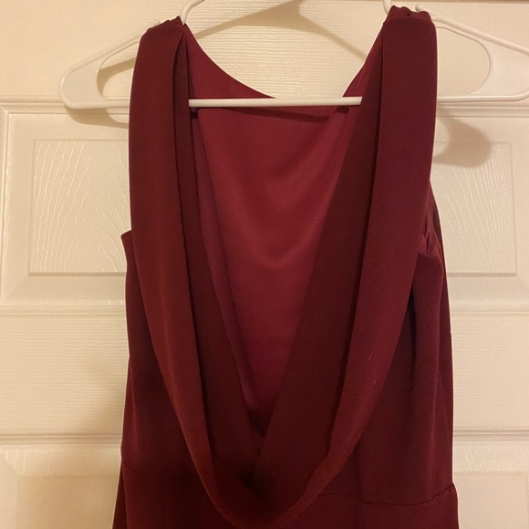 Katie May Vionnet Dress in Bordeaux - Picture 5 of 7